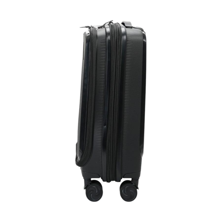 Caselite Venture 57cm Top Open Hardside Carry-On Suitcase Black Black