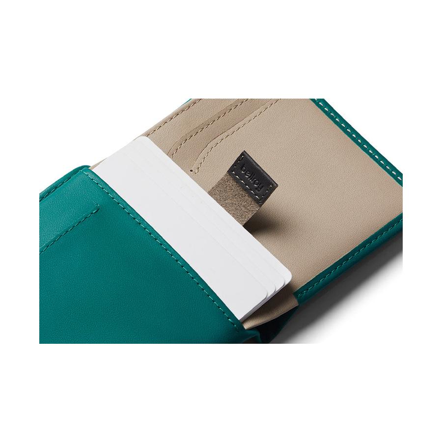 Bellroy RFID Note Sleeve Leather Wallet Teal Teal