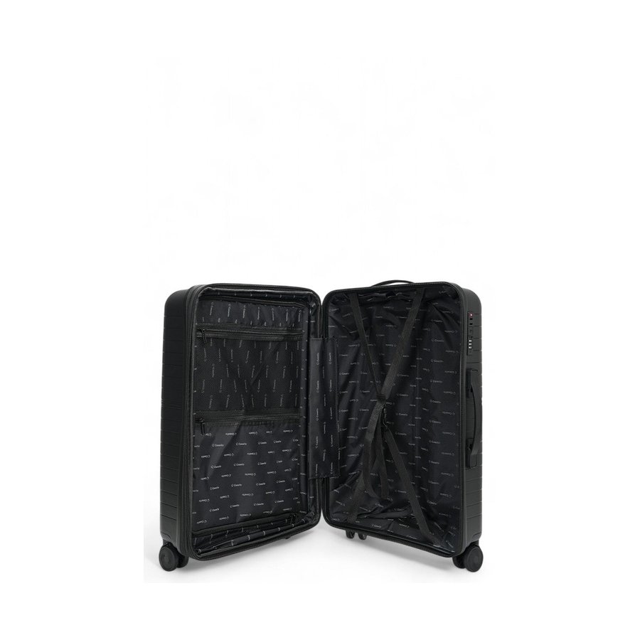 Caselite Summit 65cm Hardside Checked Suitcase Black Black
