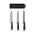 Brabantia Tasty+ Drawer Knife Block Plus Knives Dark Grey