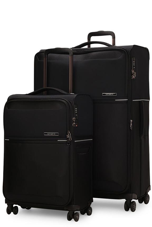 Samsonite 73H 55cm & 78cm Luggage Set Black
