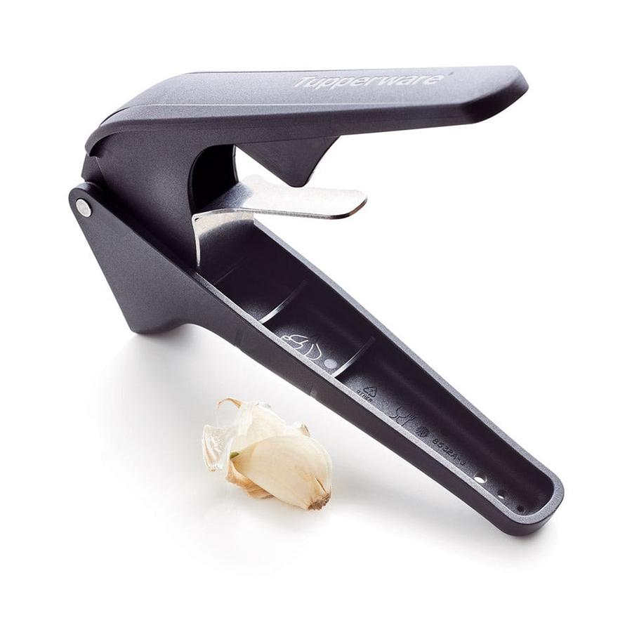 Tupperware Ergologics Garlic Press Black Black