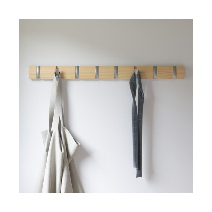 Umbra Flip 8 Wall Mounted Hook Natural Natural