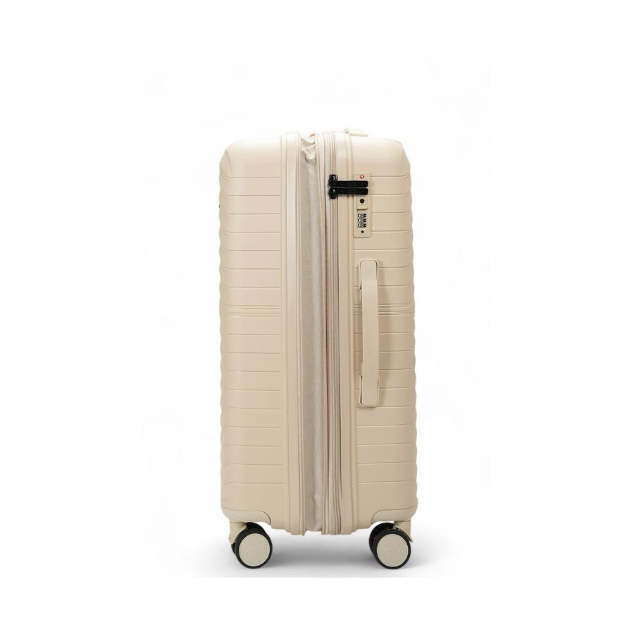 Caselite Summit 65cm Hardside Checked Suitcase Beige Beige