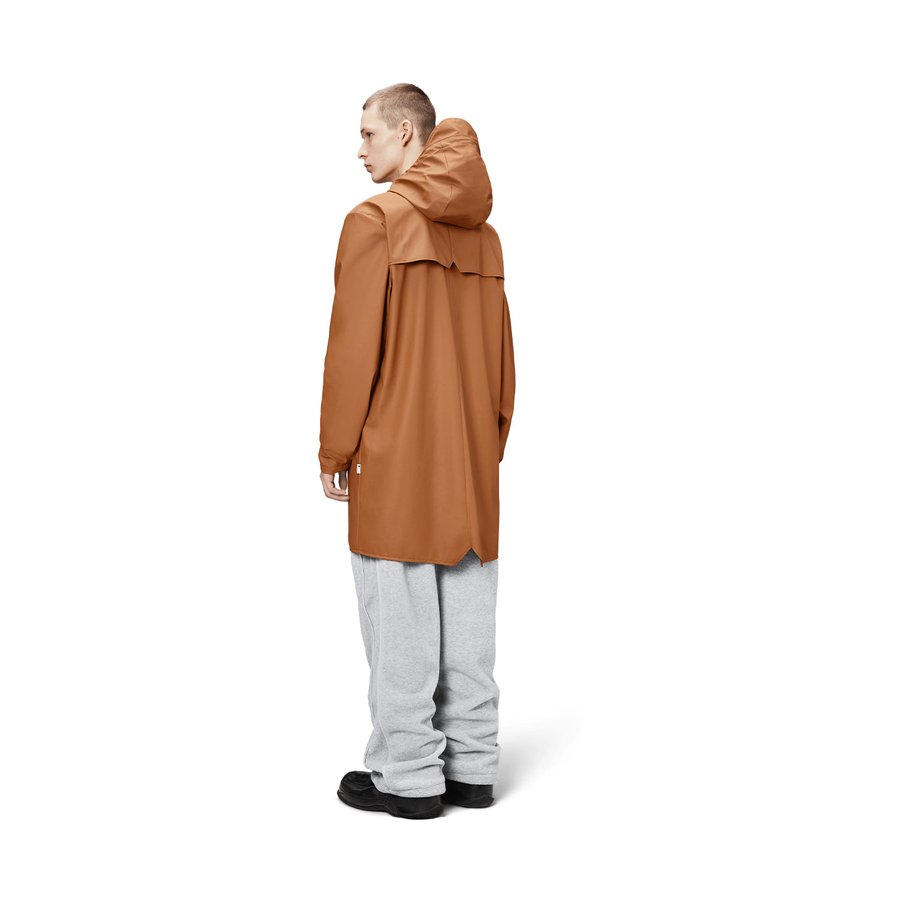 Rains Long Jacket Rust M