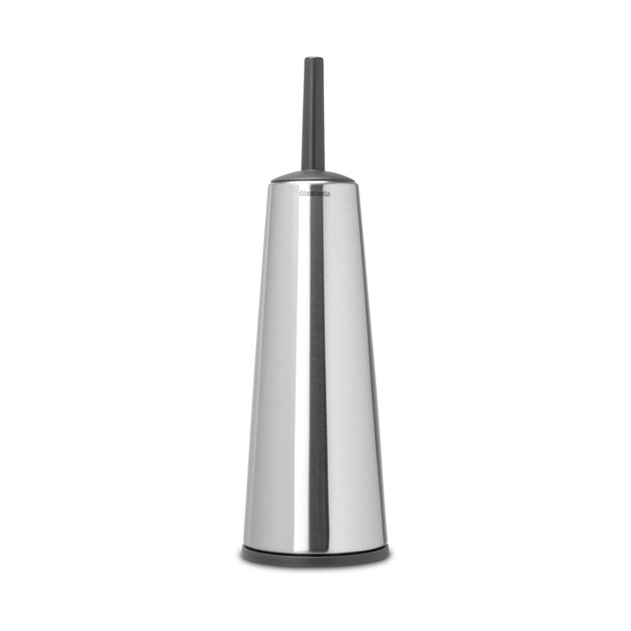 Brabantia ReNew Toilet Brush and Holder Matte Steel Matte Steel