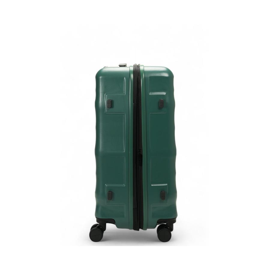 Luna-Air Medium Checked Suitcase Forest Green