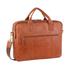 Pierre Cardin Camden Rustic Leather 15" Laptop Bag Cognac