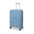 Caselite Aero 65cm Hardside Checked Suitcase Light Blue