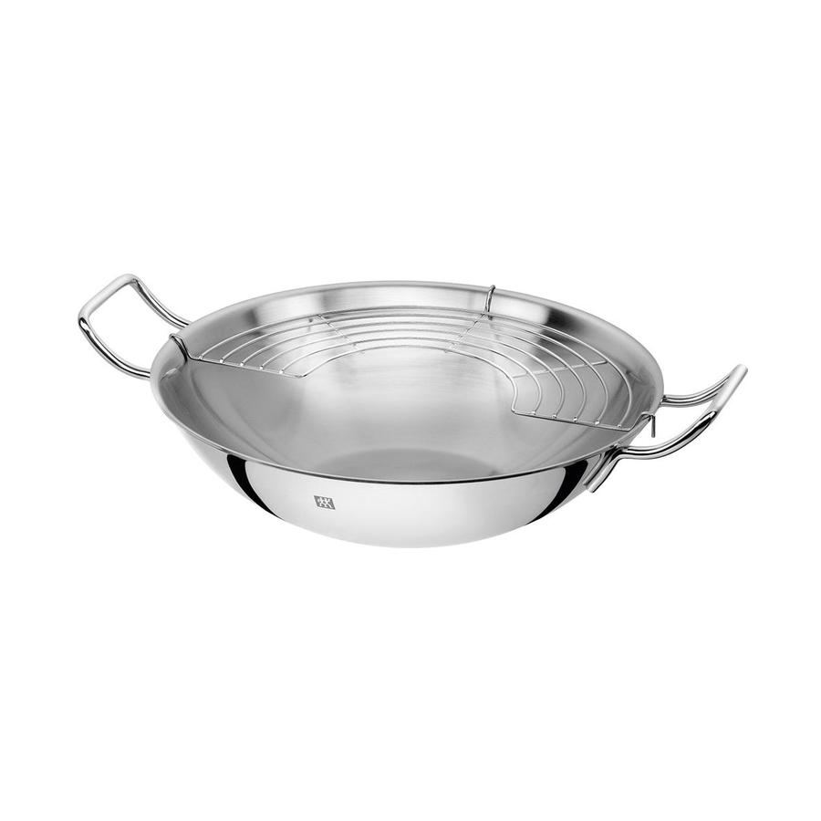 Zwilling 32cm Wok 2 Side Handles Stainless Steel Stainless Steel