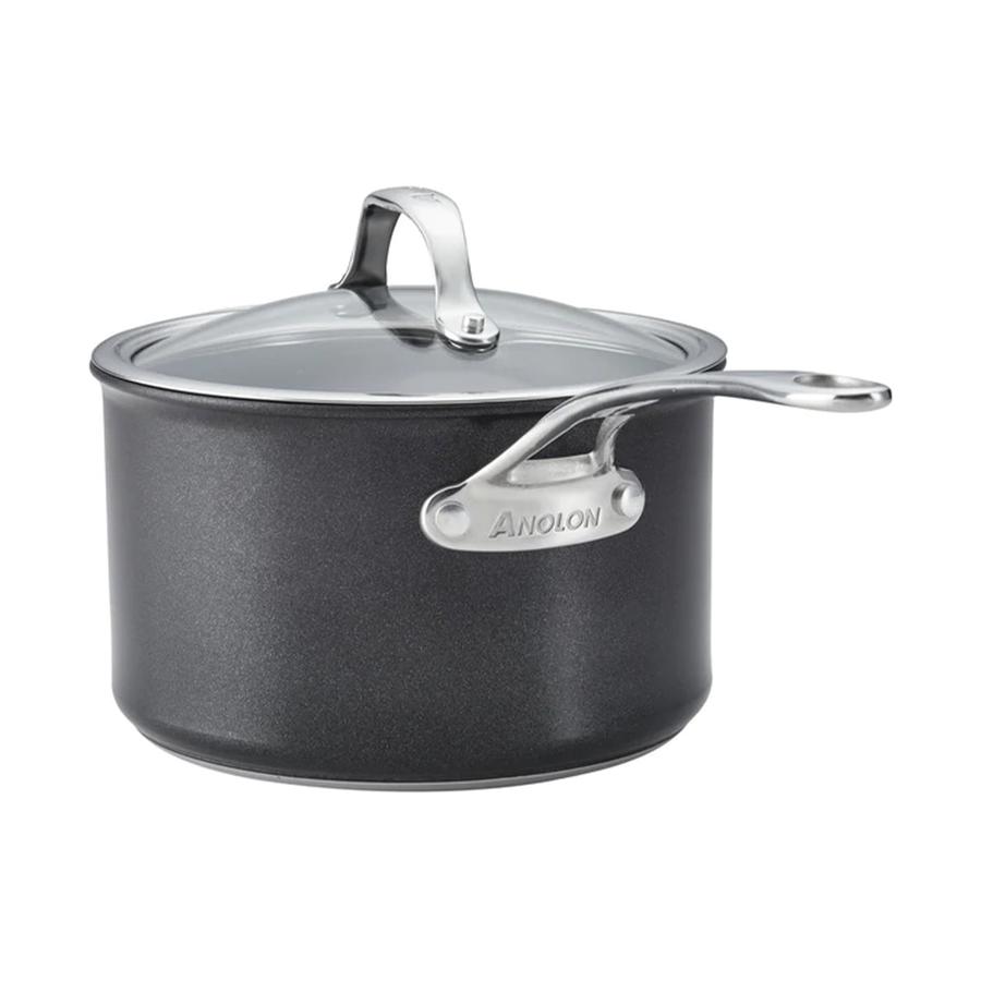 Anolon SearTech 10 Piece Cookware Set Black Black