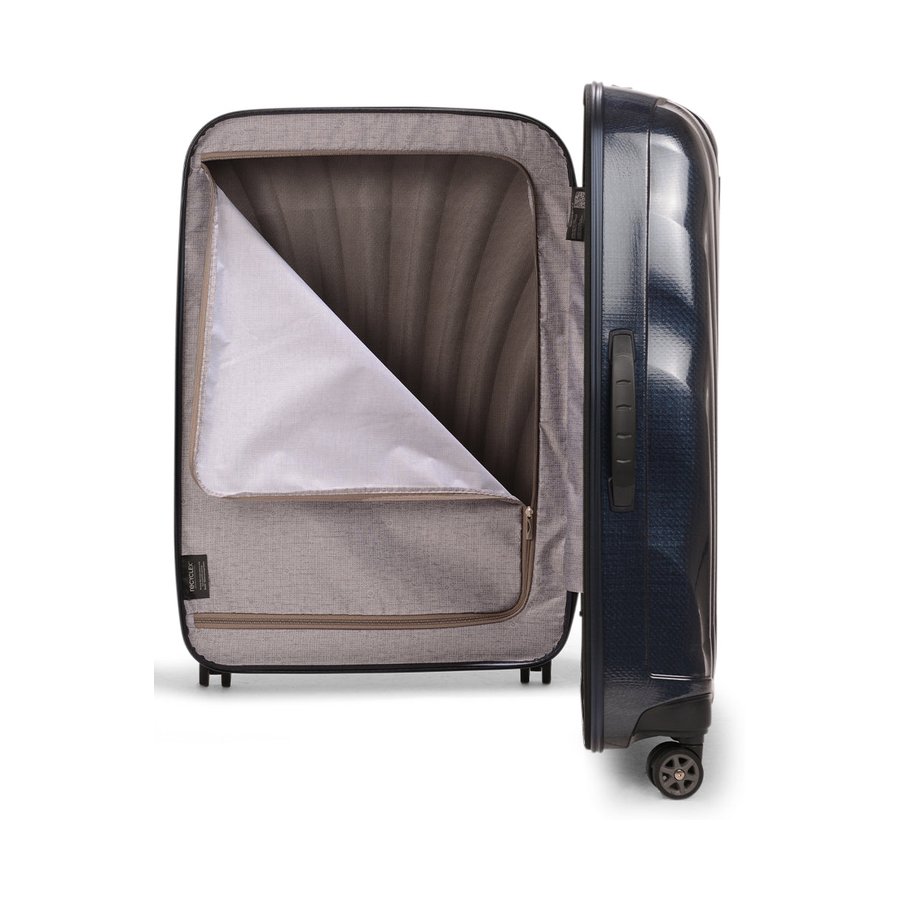 Samsonite C-Lite 75cm CURV Checked Suitcase Midnight Blue Midnight Blue