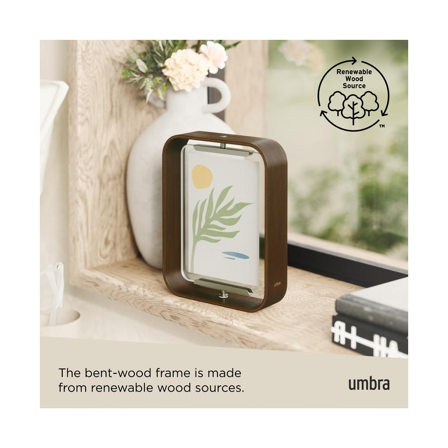 Umbra Bellwood Picture Frame - 13 x 18cm Aged Walnut Aged Walnut