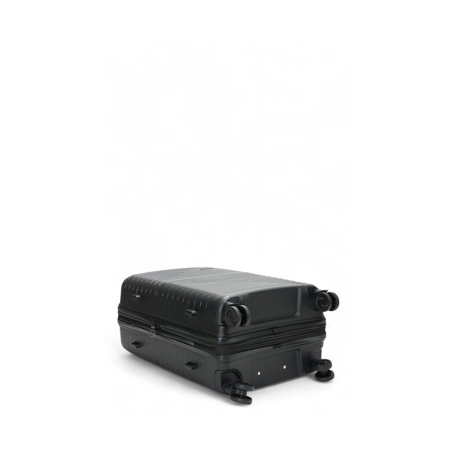 Caselite Summit 65cm Hardside Checked Suitcase Black Black