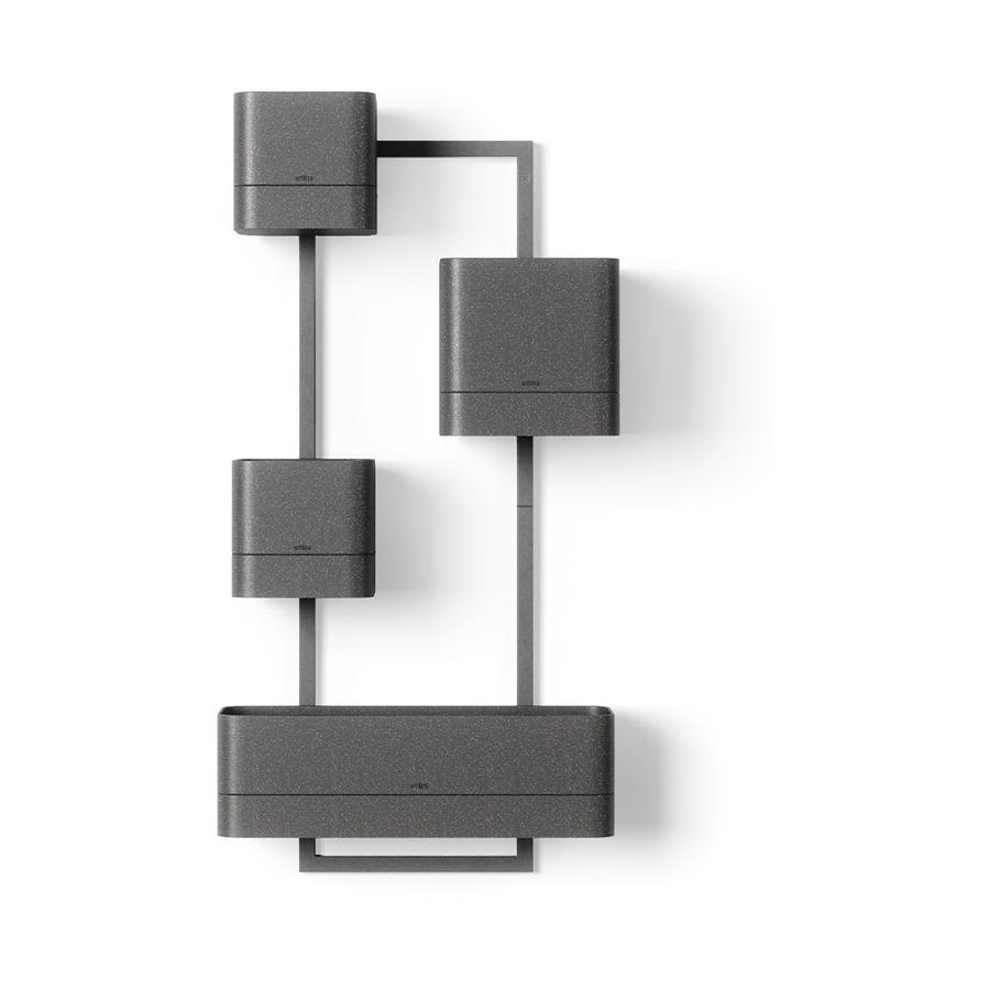 Umbra Cubiko Wall Planter Black Black