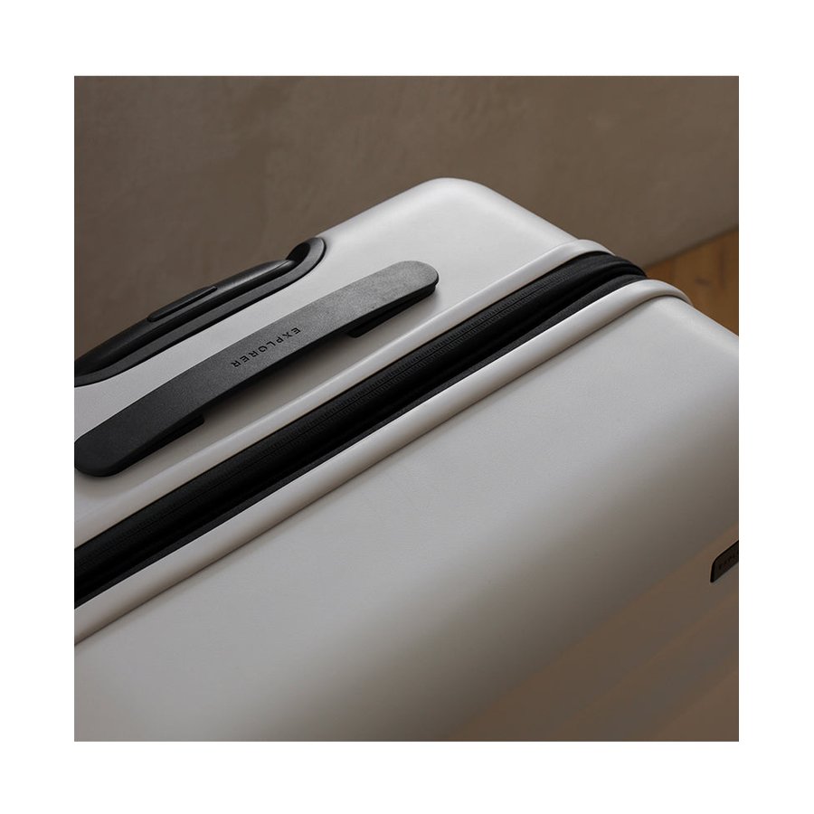 Explorer Luna-Air 74cm Hardside Checked Suitcase Oat Oat