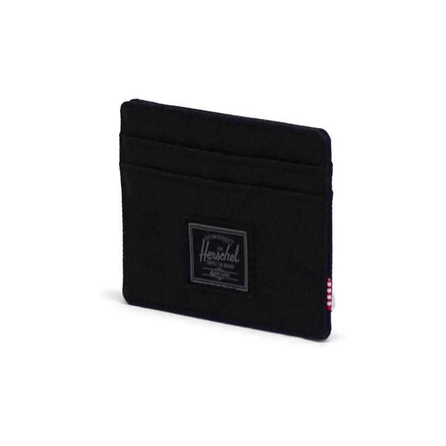 Herschel Charlie RFID Credit Card Holder Black Tonal Black Tonal