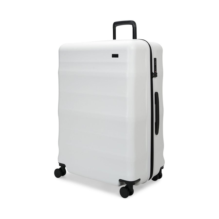 Explorer Luna-Air 74cm Hardside Checked Suitcase White White