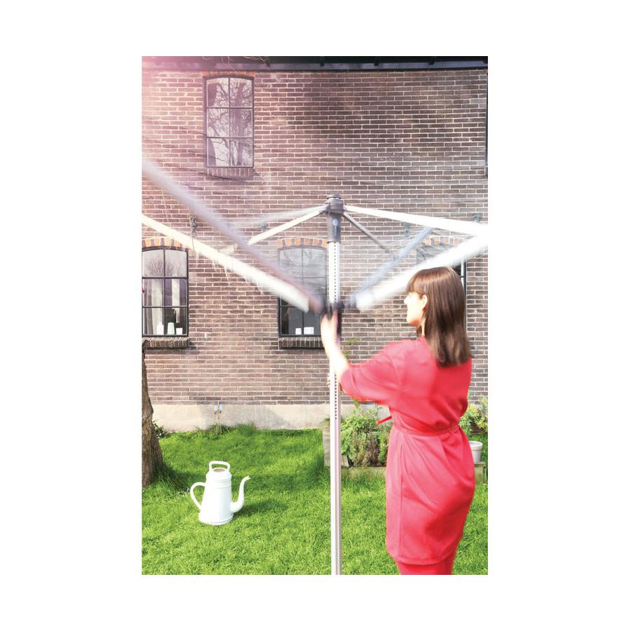 Brabantia Rotary Lift-O-Matic Advance Dryer (50m) Metallic Grey Metallic Grey