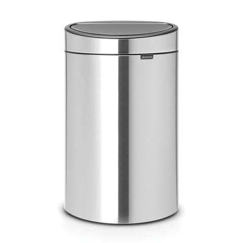 Brabantia Touch Bin (40L) Matte Steel Fingerprint Proof