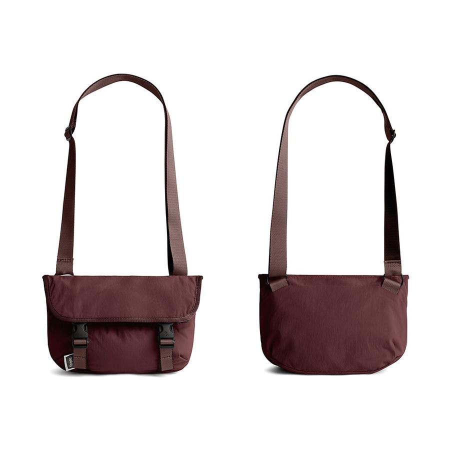Bellroy Cinch Mini Messenger Burgundy Burgundy