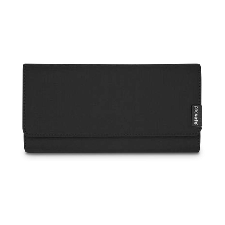 Pacsafe RFIDsafe LX200 RFID Blocking Clutch Wallet Black Black