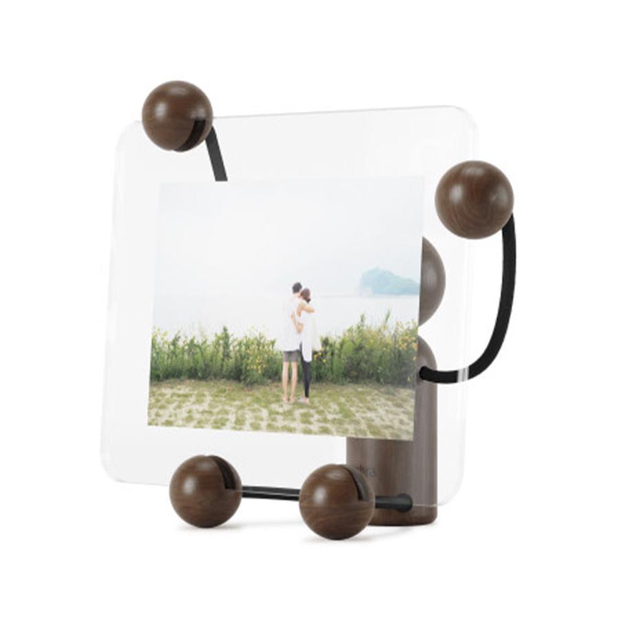 Umbra Woody Picture Frame (13cm x 18cm) Black/Walnut Black/Walnut