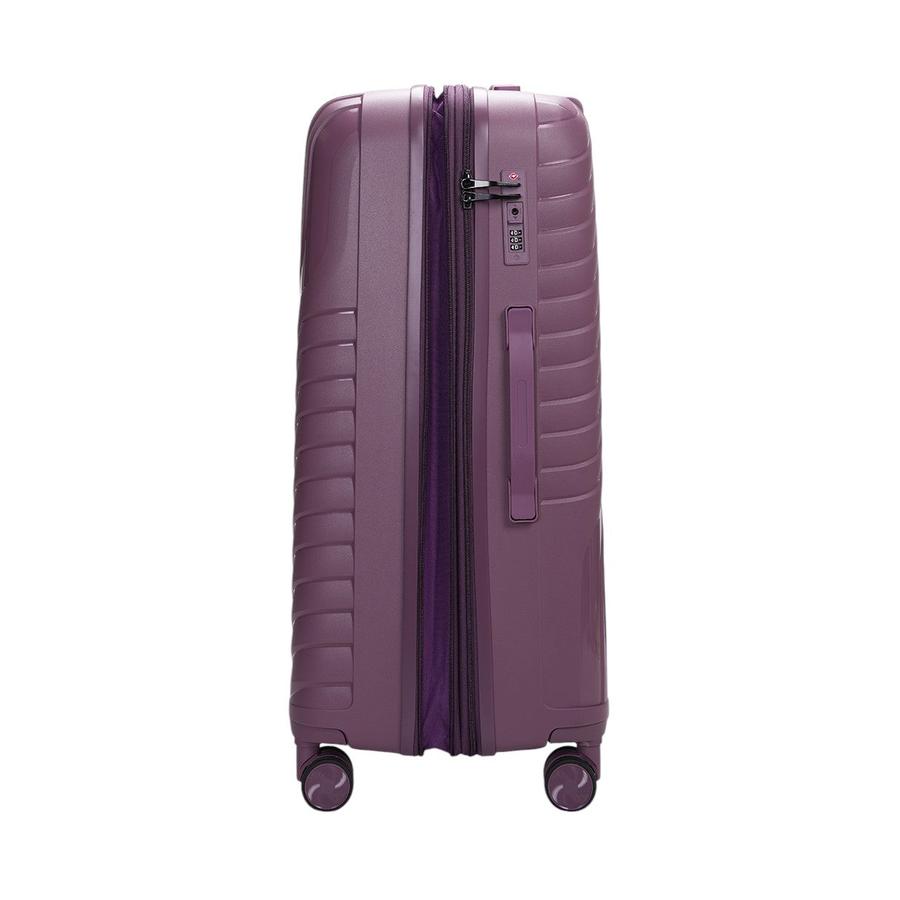 Nomad Journey 75cm Hardside Checked Suitcase Purple Purple