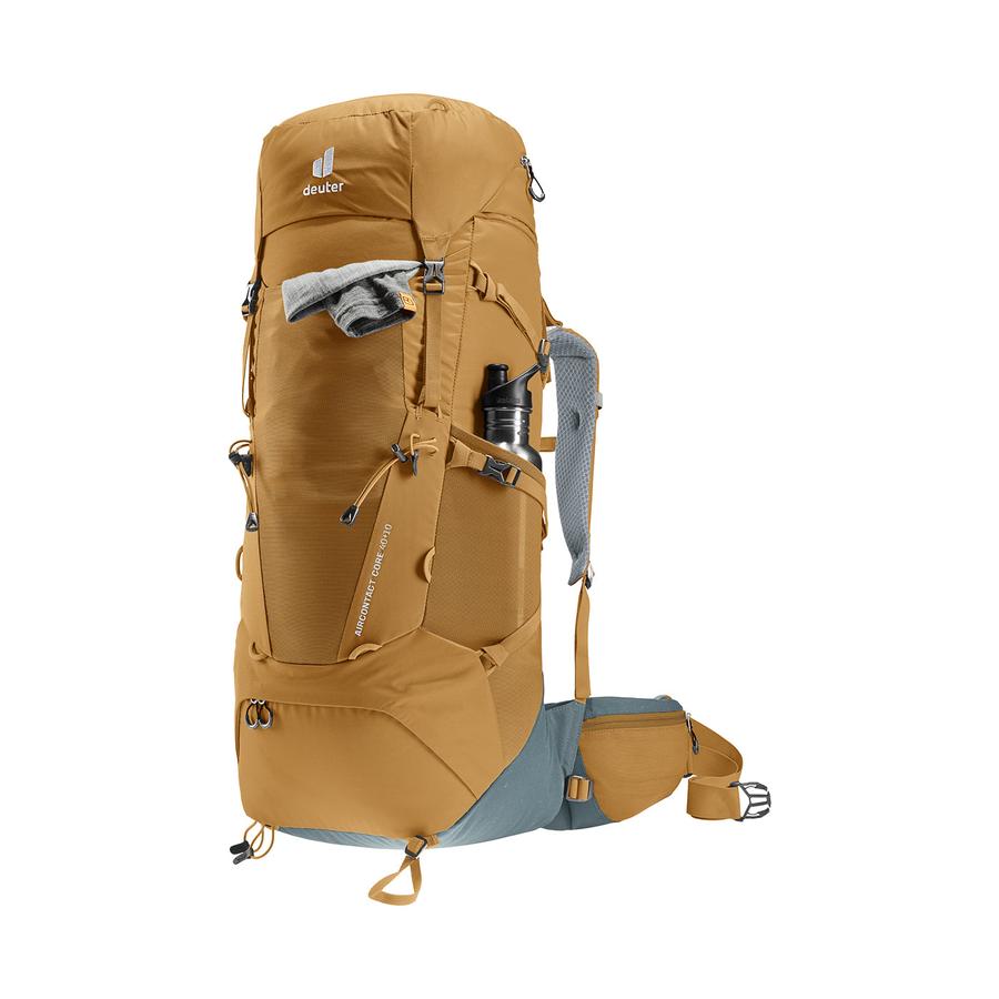 Deuter Aircontact Core 40+10 Trekking Backpack Almond-Teal Almond-Teal