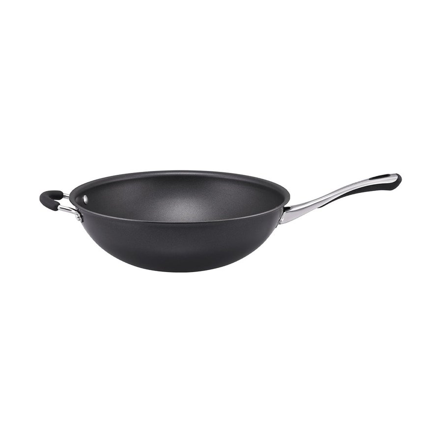 Raco Contemporary Nonstick Induction 32cm Stirfry Pan Black Black