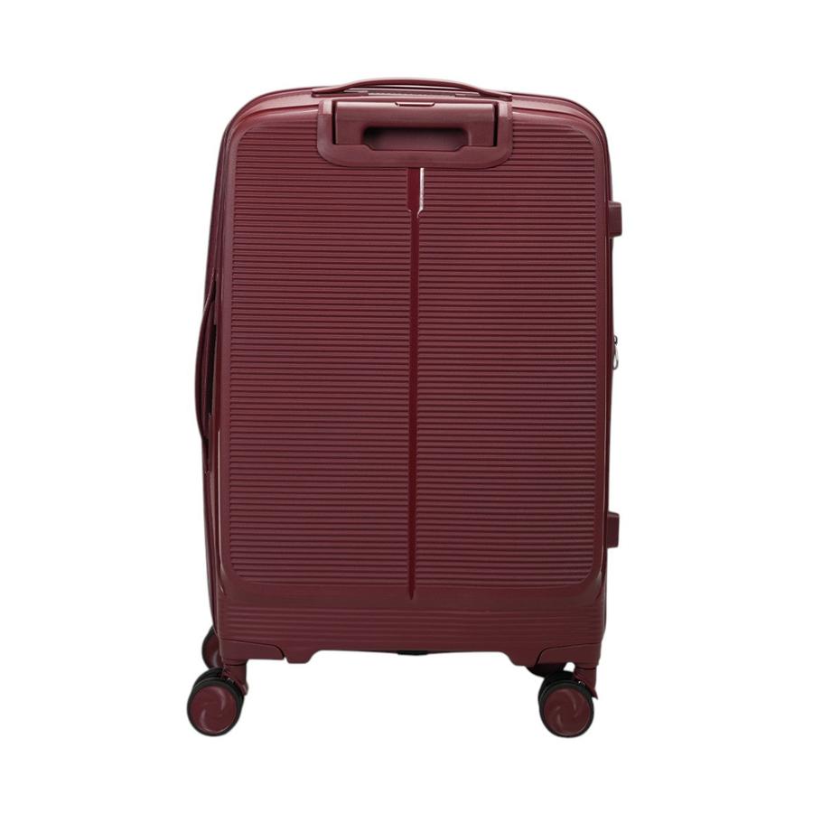 Caselite Venture 57cm & 66cm Top Open Hardside Luggage Set Dark Red Dark Red