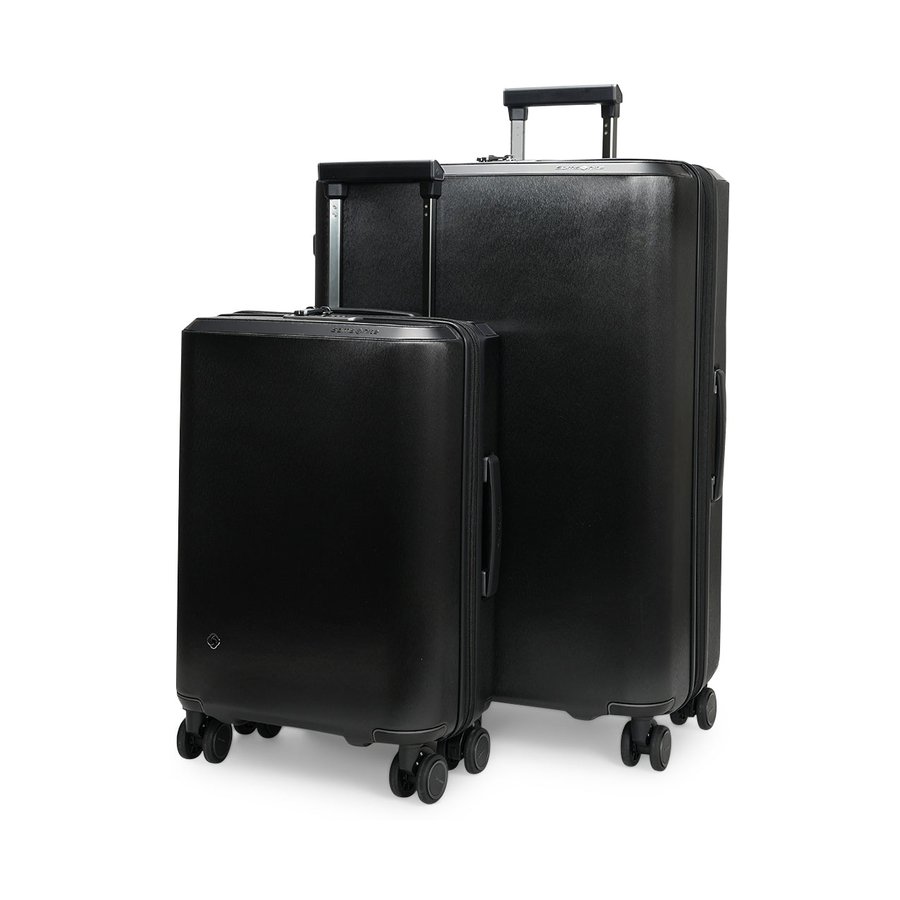 Samsonite Evoa Z 55cm & 75cm Hardside Luggage Set Black Black