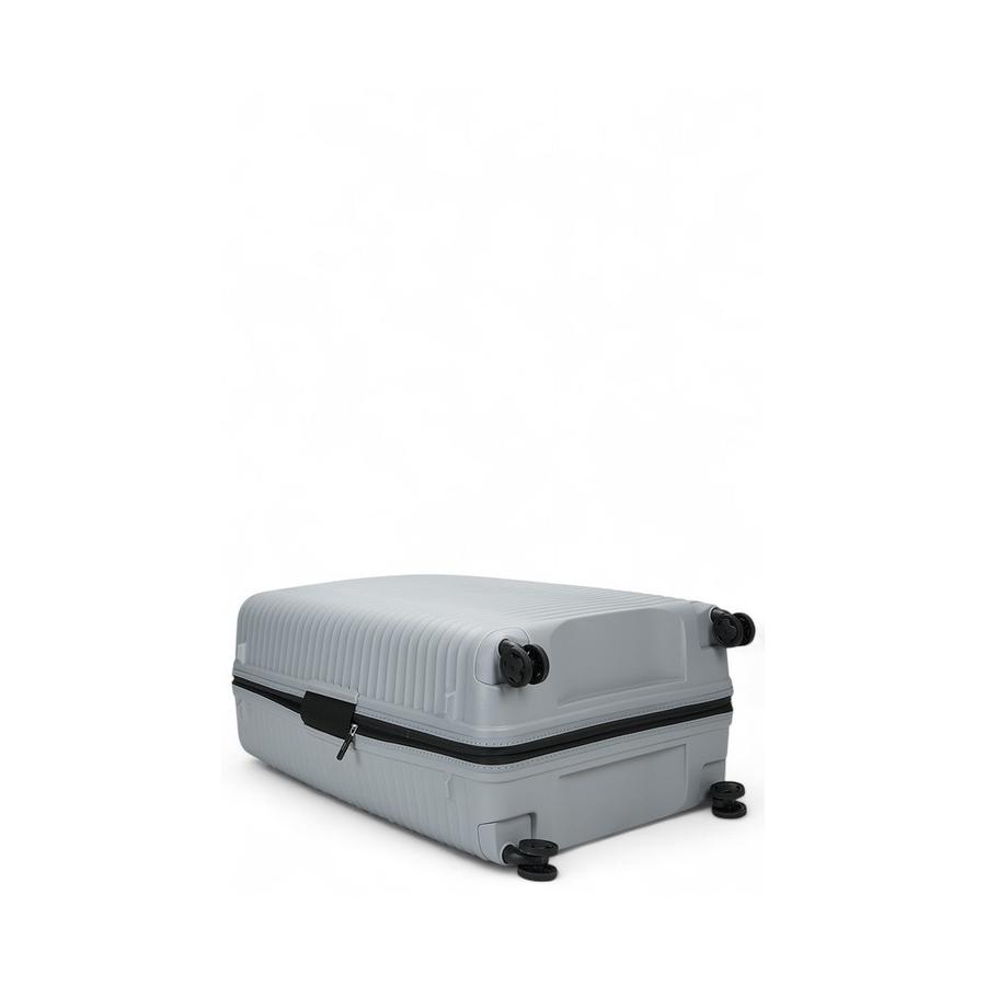 Samsonite Upscape 81cm Hardside Checked Suitcase Platinum Platinum