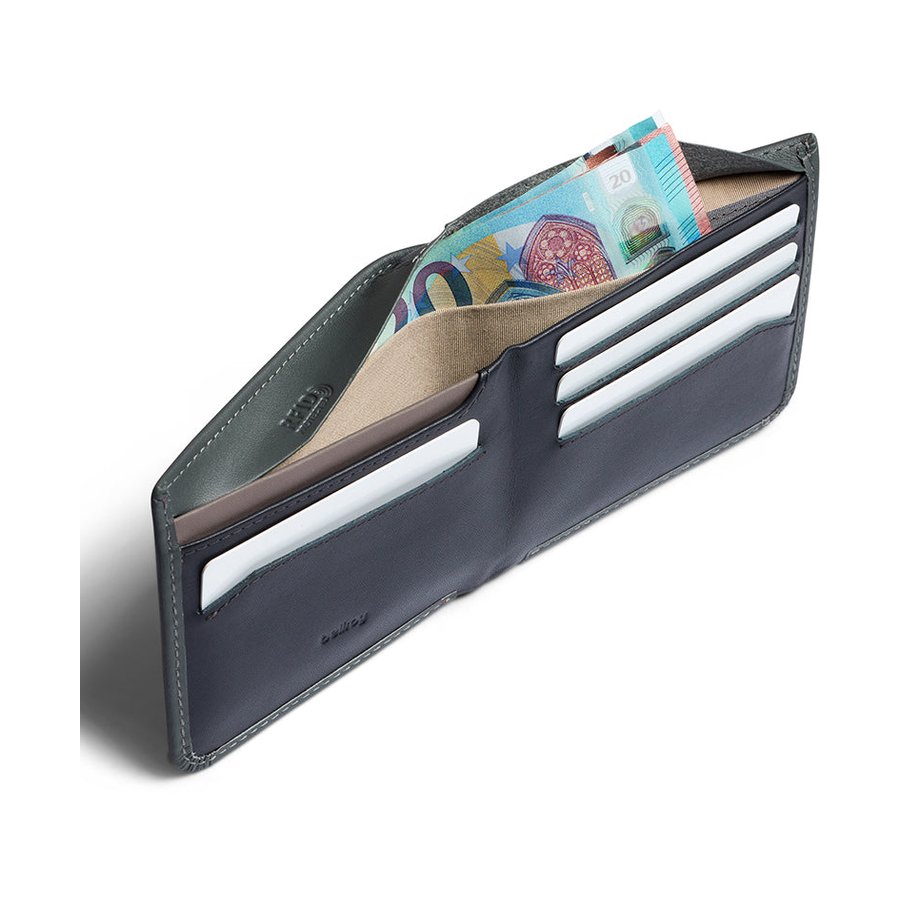 Bellroy RFID Hide & Seek HI Leather Wallet Everglade Everglade