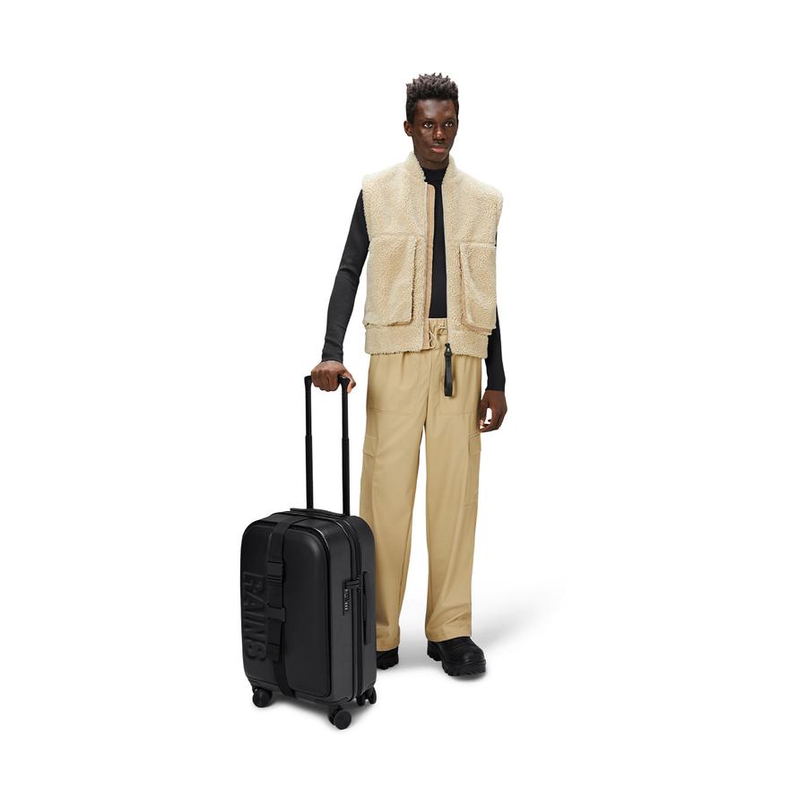 Rains Texel 55cm Cabin Trolley Black Black