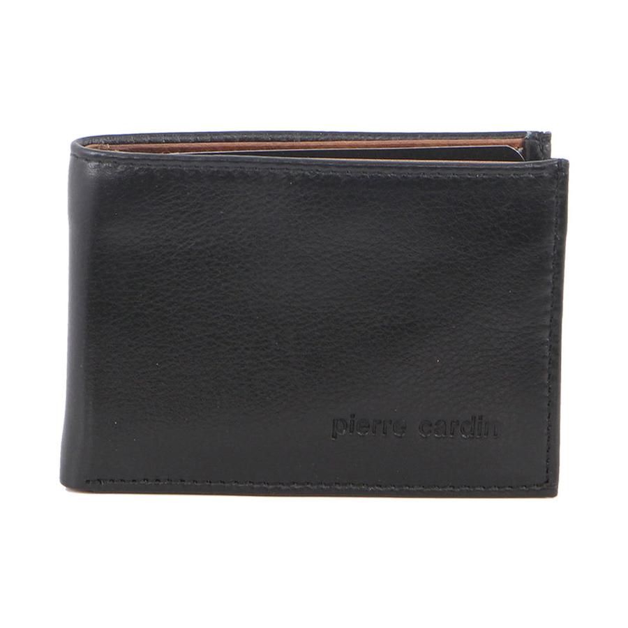 Pierre Cardin Felix Men's Italian Leather RFID Wallet Black/Cognac Black/Cognac