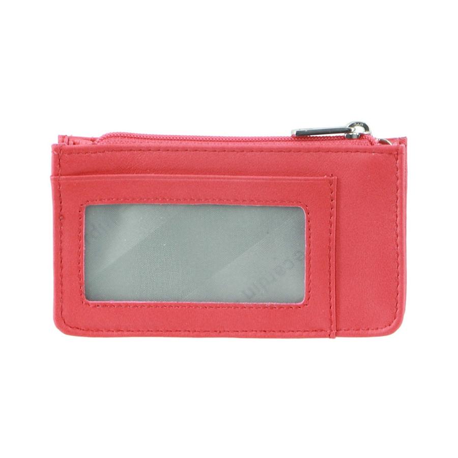 Pierre Cardin Nova Italian Leather Coin Purse Red Red