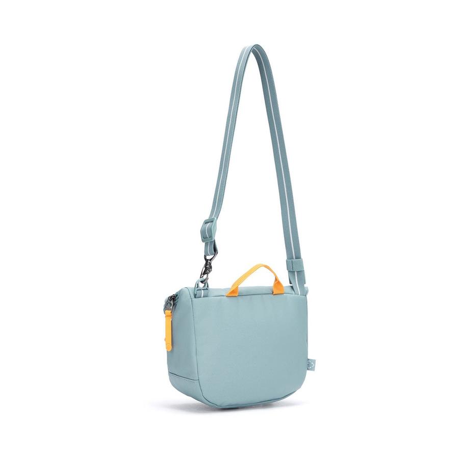 Pacsafe GO Anti-Theft Recycled Saddle Crossbody Bag Fresh Mint Fresh Mint
