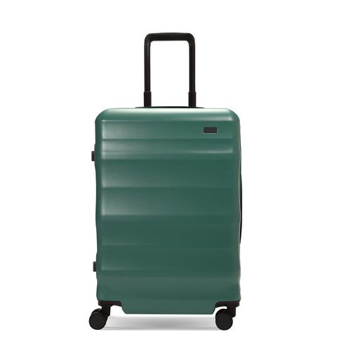 Luna-Air Medium Checked Suitcase Forest Green