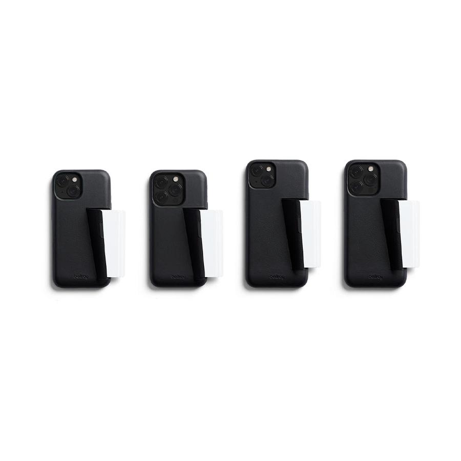 Bellroy iPhone 15 Pro Phone Case - 3 Card (With Button Add-On) Black Black