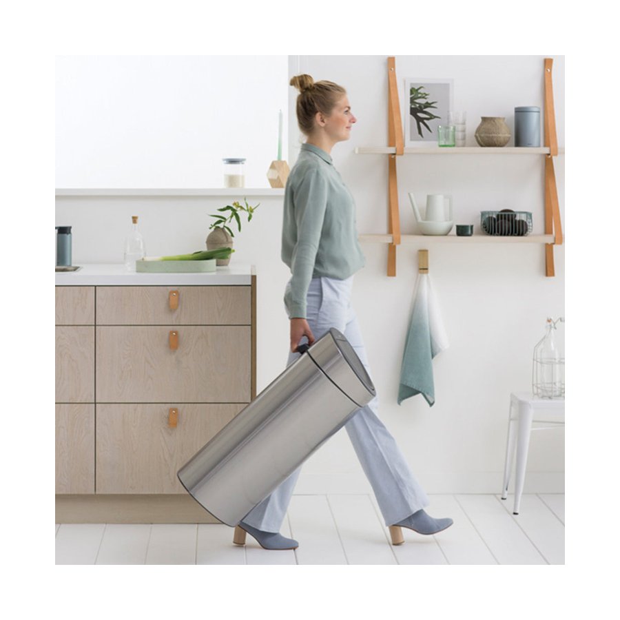 Brabantia Touch Bin (40L) Matte Steel Fingerprint Proof Matte Steel Fingerprint Proof