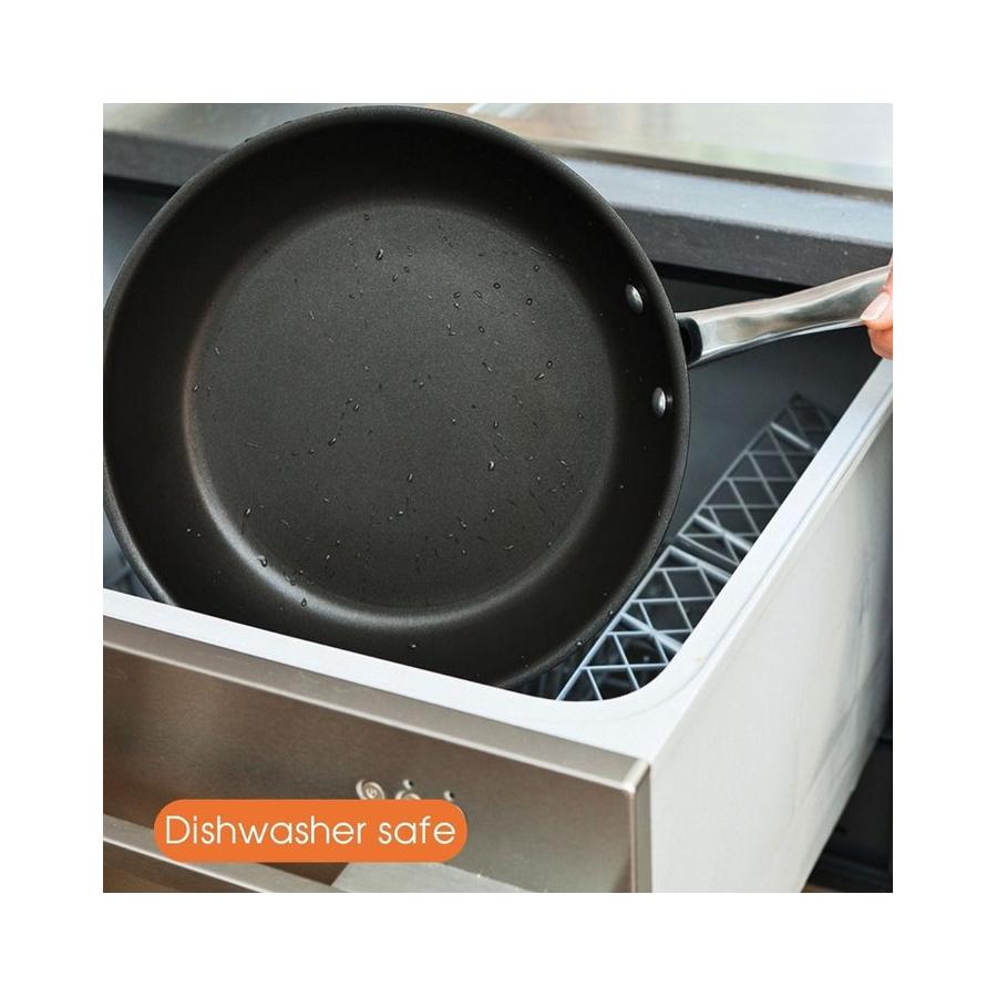 Raco Contemporary Non-Stick Induction 28cm/4.7L Covered Sauteuse Black Black