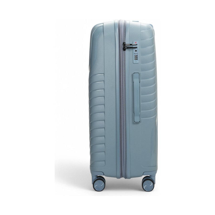 Nomad Journey 75cm Hardside Checked Suitcase Steel Blue Steel Blue