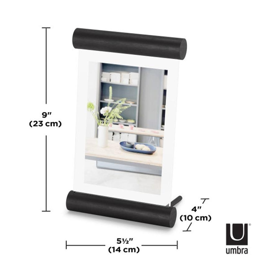 Umbra Scroll Picture Frame (10 x 15cm) Black Black