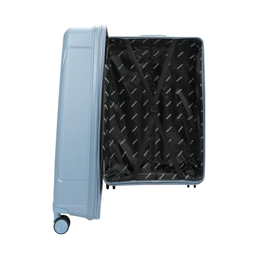 Nomad Quest 75cm Hardside Checked Suitcase Steel Blue Steel Blue