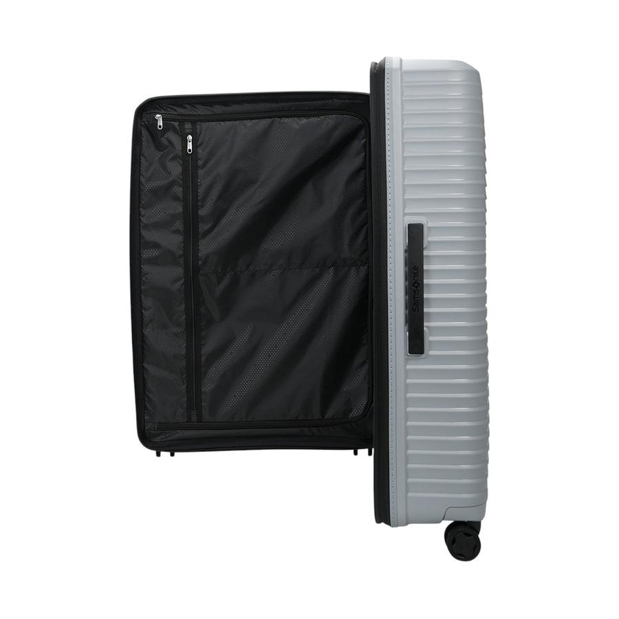 Samsonite Upscape 81cm Hardside Checked Suitcase Platinum Platinum