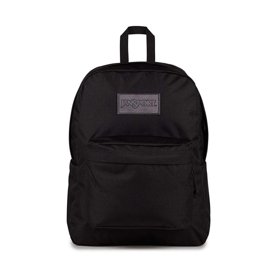 Jansport Superbreak Plus Backpack Monochrome Black Monochrome Black