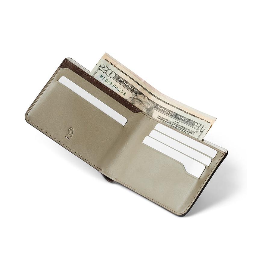 Bellroy RFID Hide & Seek LO Premium Leather Wallet Darkwood Darkwood
