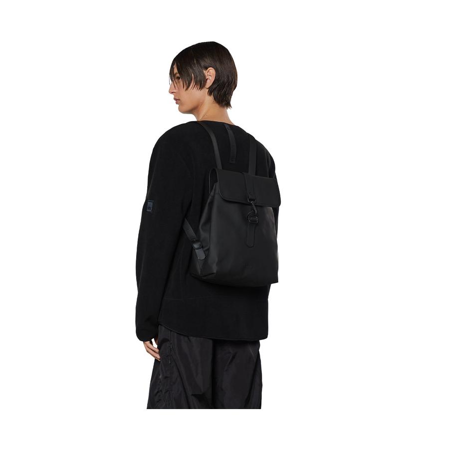 Rains Bucket Backpack Black Black