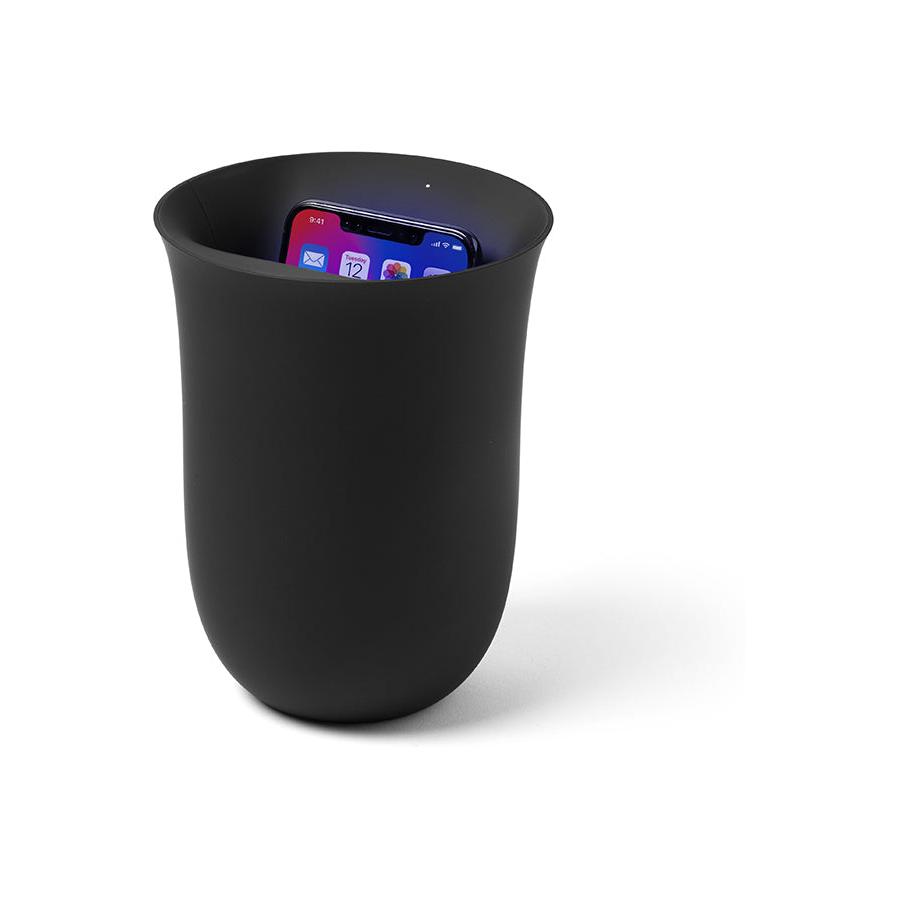Lexon Oblio Wireless Charging Station Matte Black Matte Black